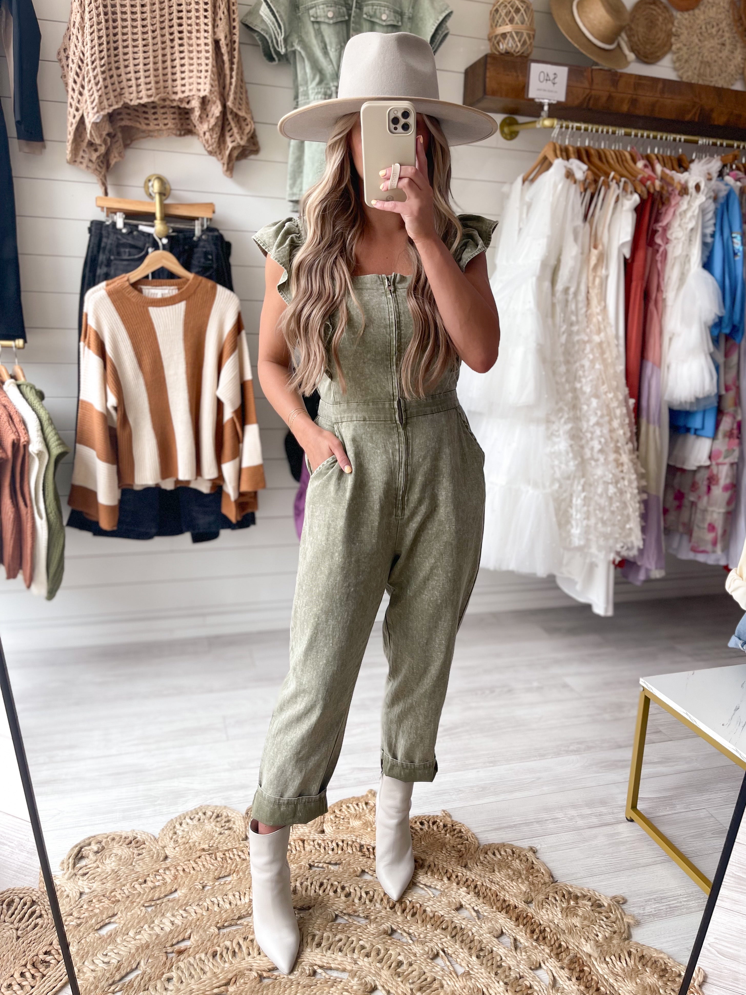 On The Scene Jumper in Olive